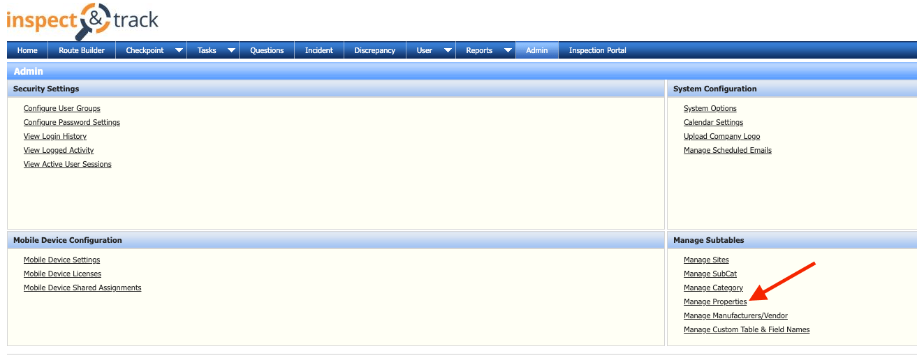 Admin Properties1