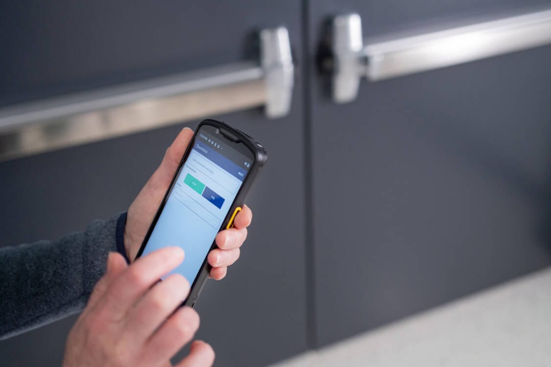 InspectNTrack App using software to manage fire extinguisher inventory