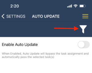 Auto Update Filter