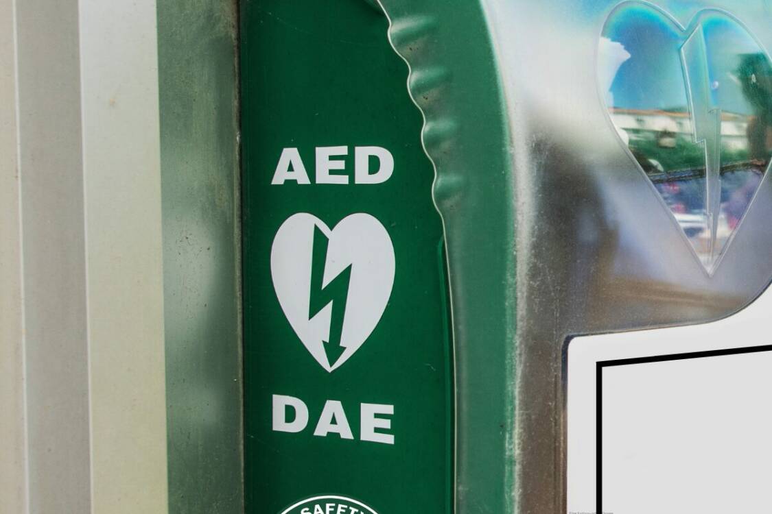 Automated External Defibrillator – up close Automated External Defibrillator - up close