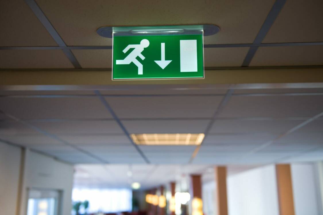 Exit Lighting Inspection Software From InspectNTrack – Green Sign emergency exit sign inspection software from InspectNTrack