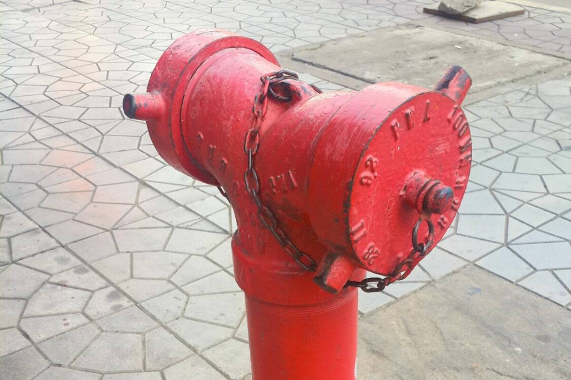 Fire Department Connection - from the ground (FDC Inspections)