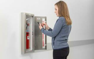 Fire extinguisher locations