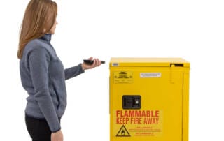 InspectNTrack software can be used to perform Flammable Cabinet Inspections