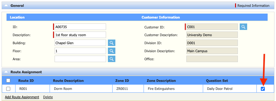 Location Question Set