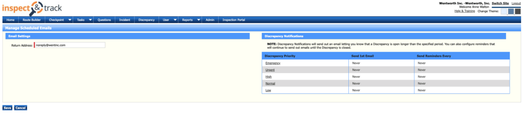 Manage Scheduled Emails