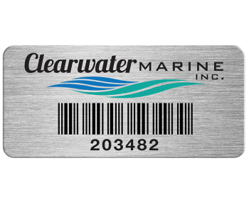 Metal barcode tag1
