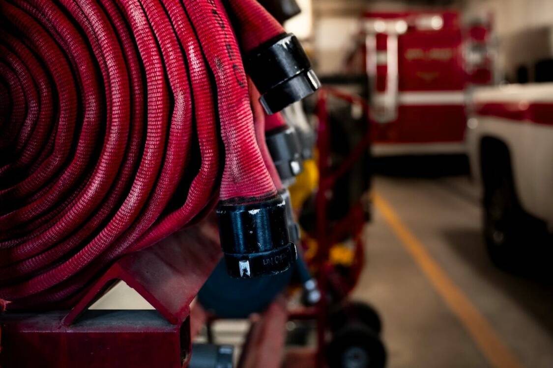Use InspectNTrack’s fire hose inspection software to ensure safety – hose in a fire department Use InspectNTrack's Fire Hose Inspection Software to ensure safety - hose in a fire department