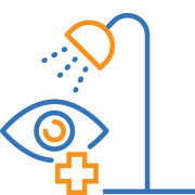 eyewash station inspection icon