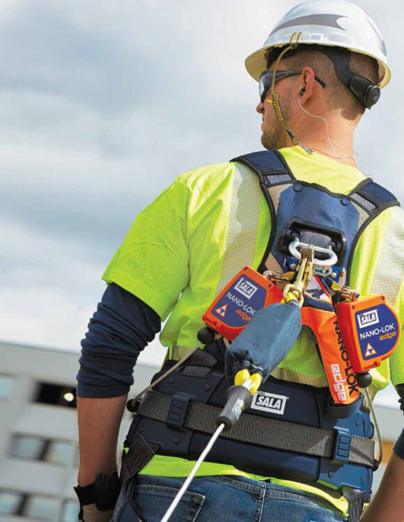 fall protection inspections fall protection inspections app - image showing EHS mobile barscan of an eyewash station