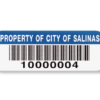 Premium polyester asset tag