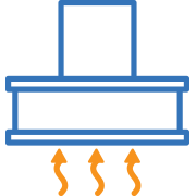 vent hood inspection icon